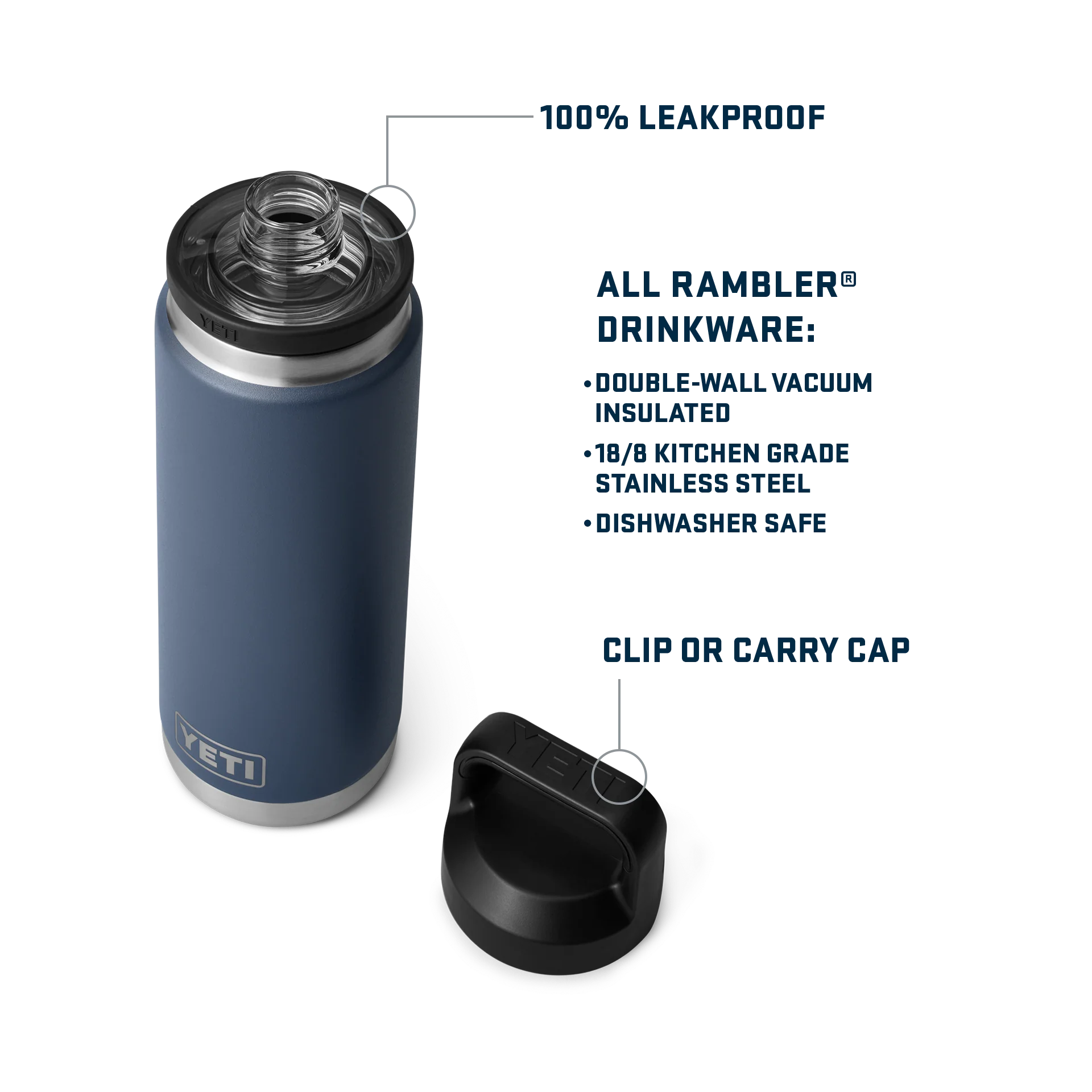 Rambler® 26 oz (769 ml) Bottle With Chug Cap - Image 53