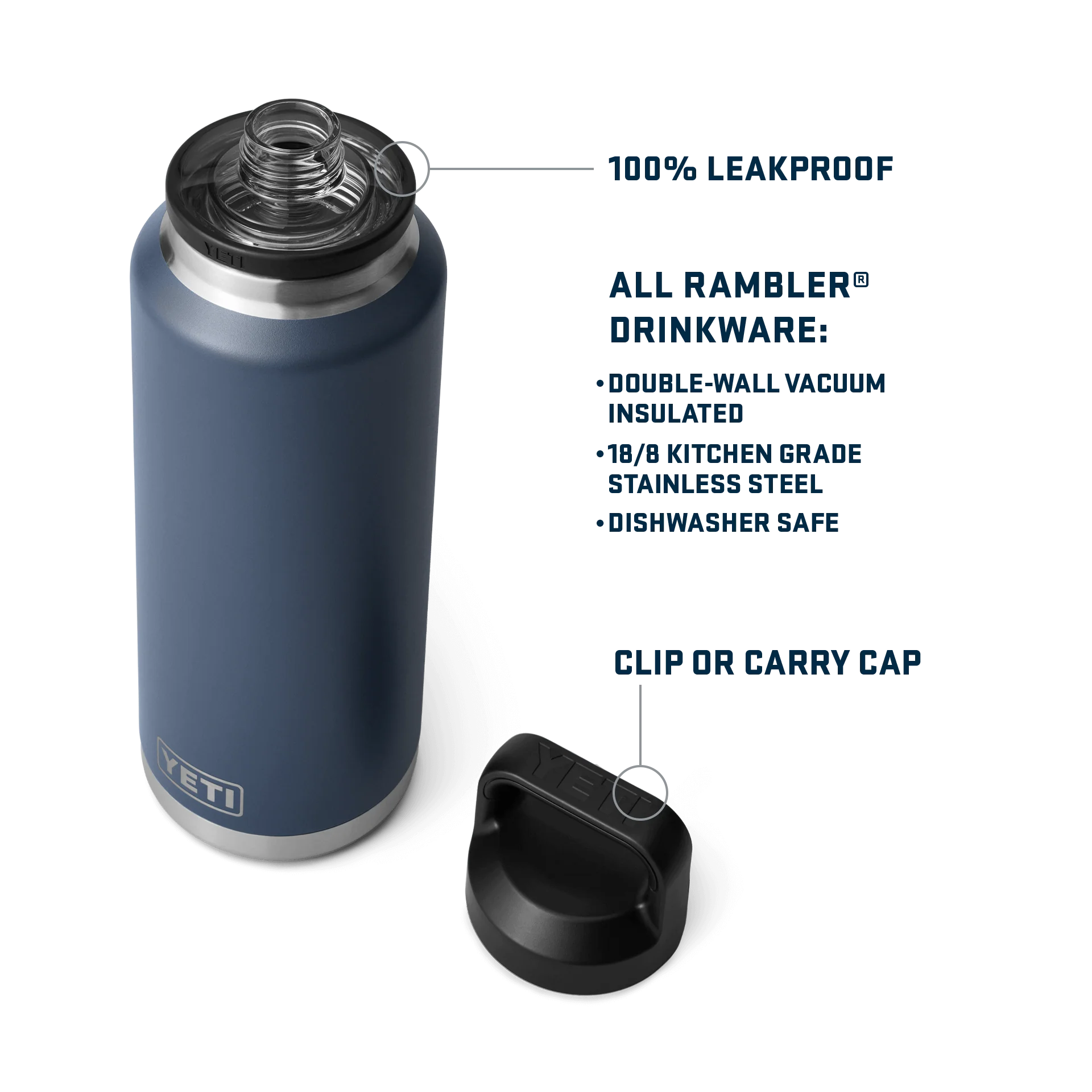 Rambler® 46 oz (1.4 L) Bottle With Chug Cap - Image 72