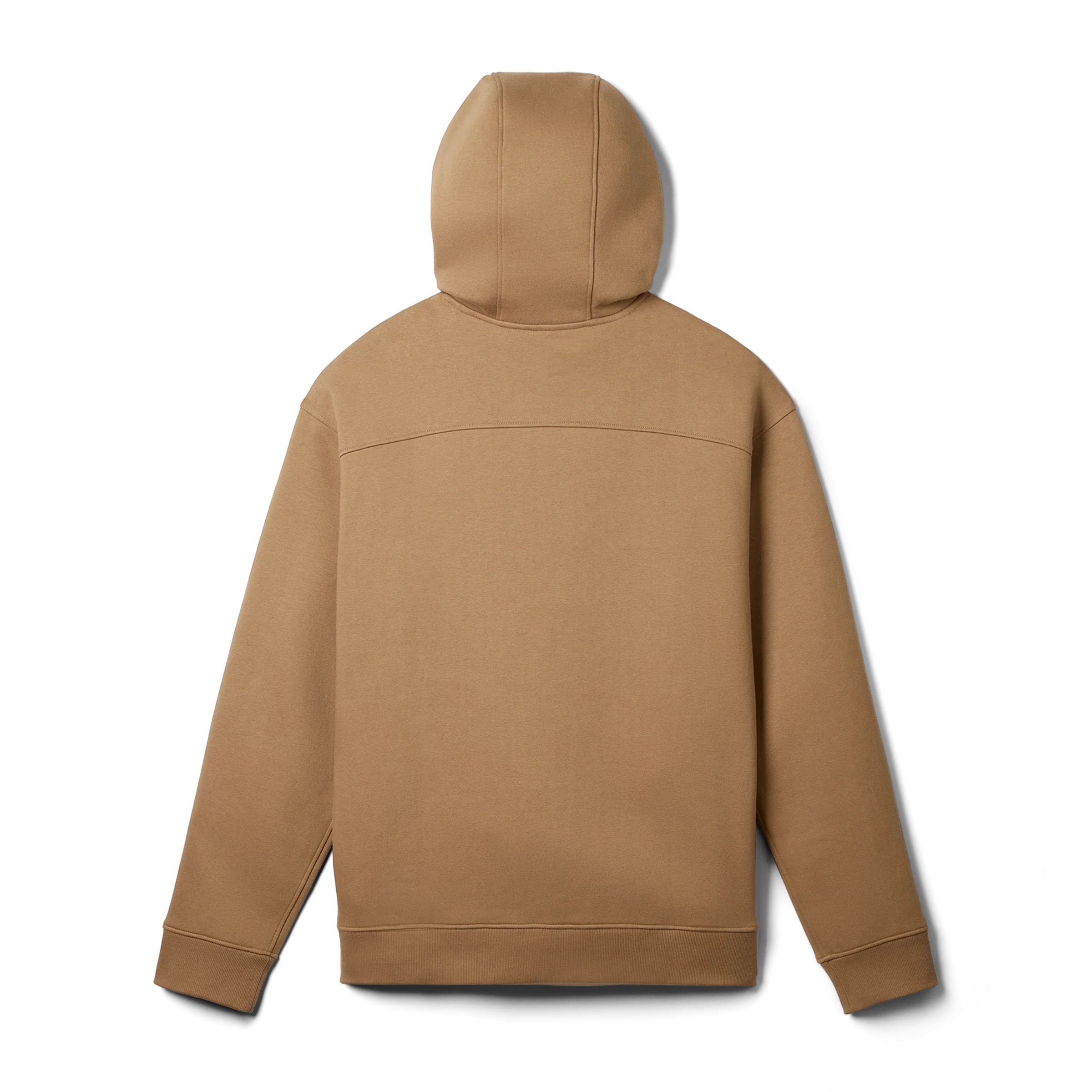 Built For The Wild Badge Fleece Hoodie Brush Brown - Image 2