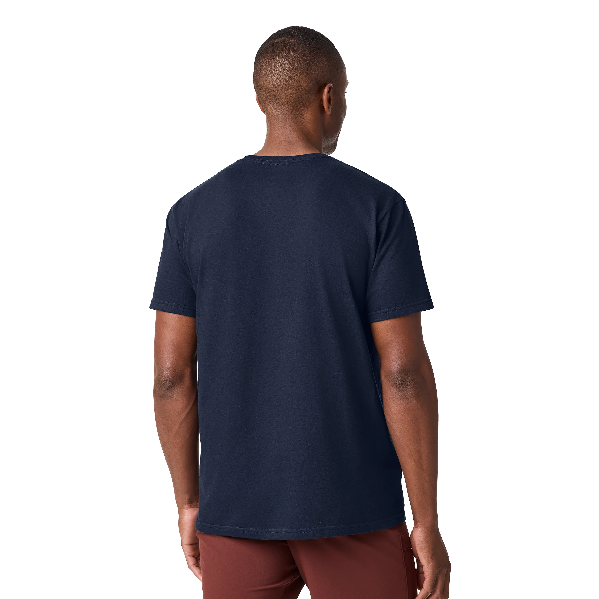 YETI® Big Sky Bighorn Short Sleeve T-Shirt Navy - Image 3