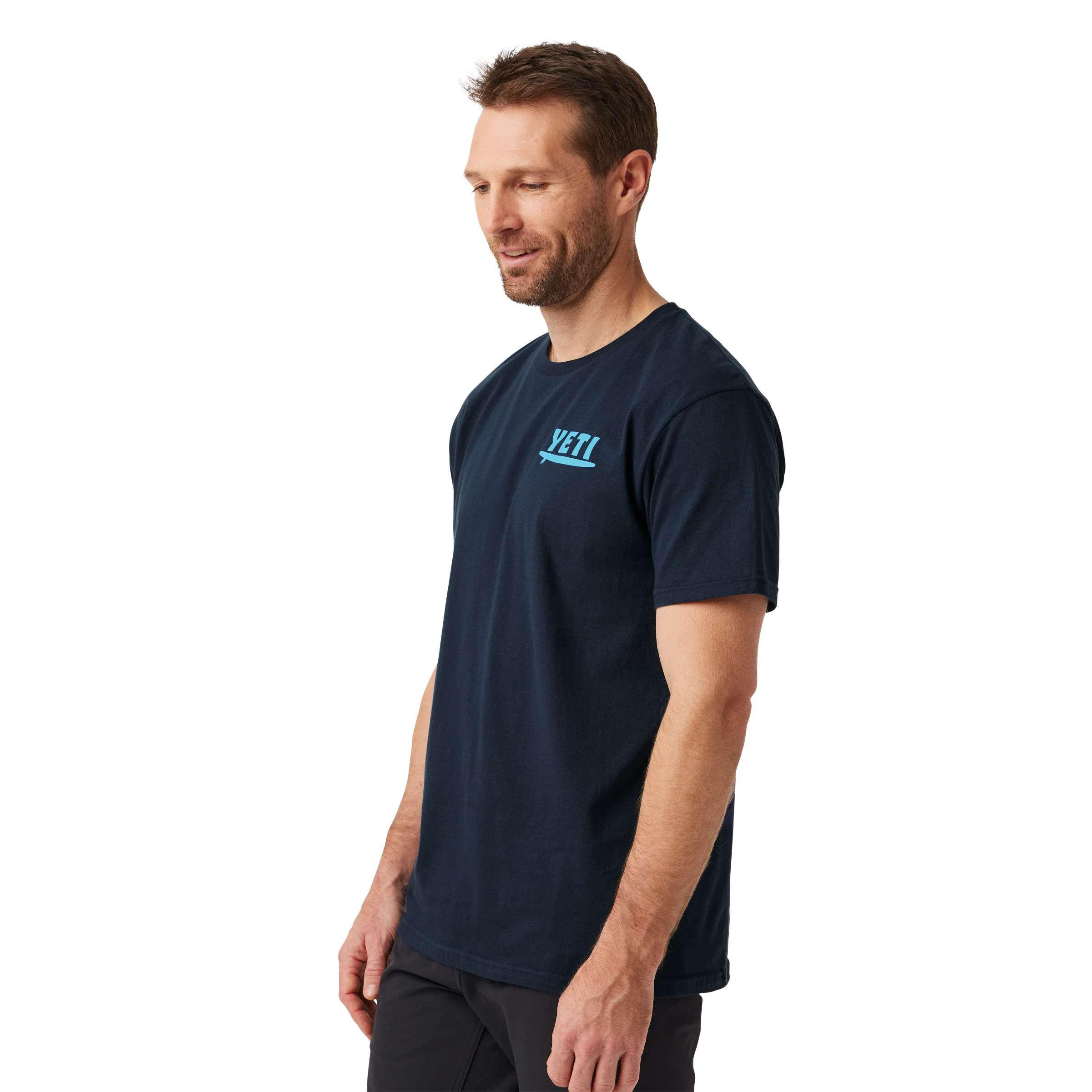 Big Wave Short Sleeve T-Shirt Navy - Image 3