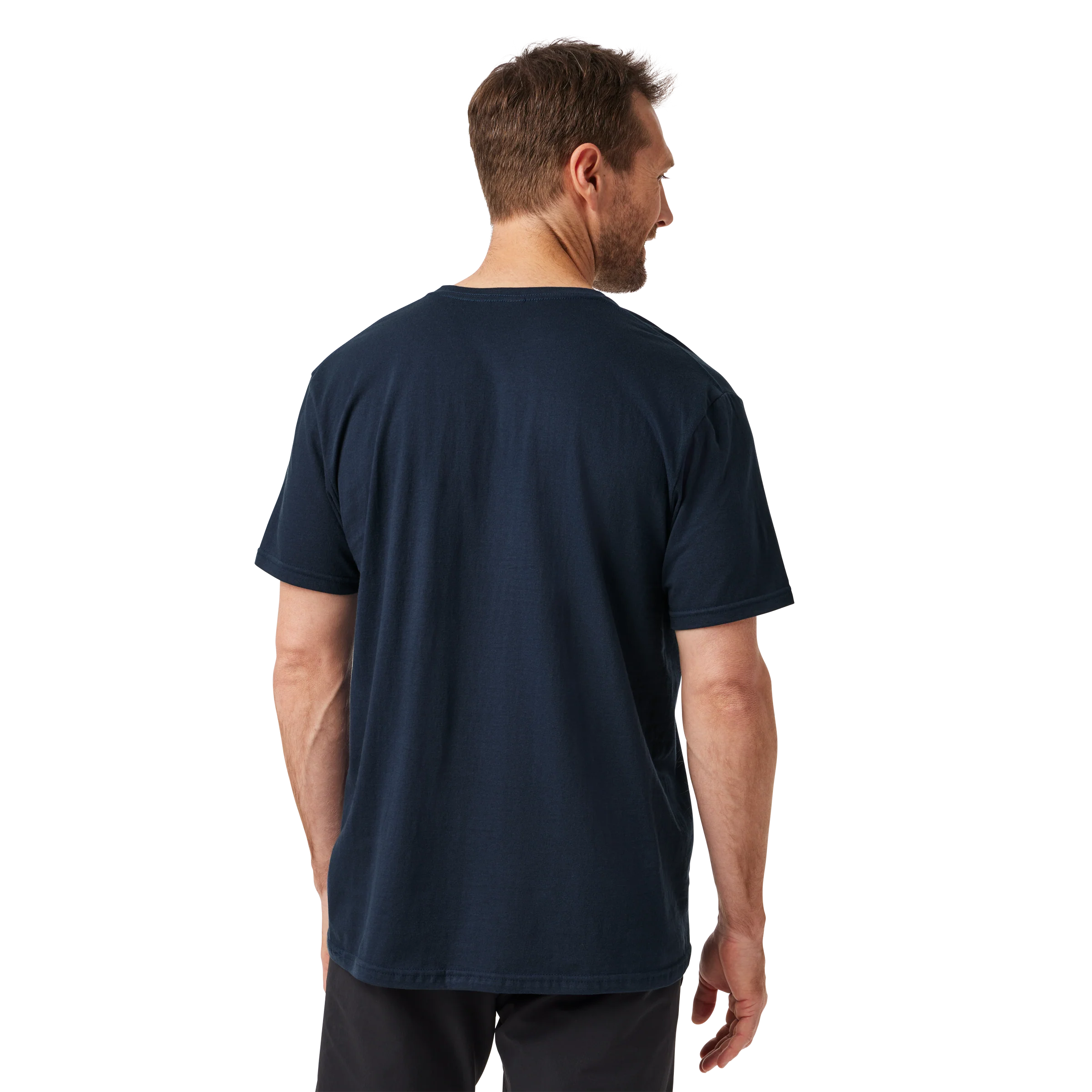 Big Wave Short Sleeve T-Shirt Navy - Image 4
