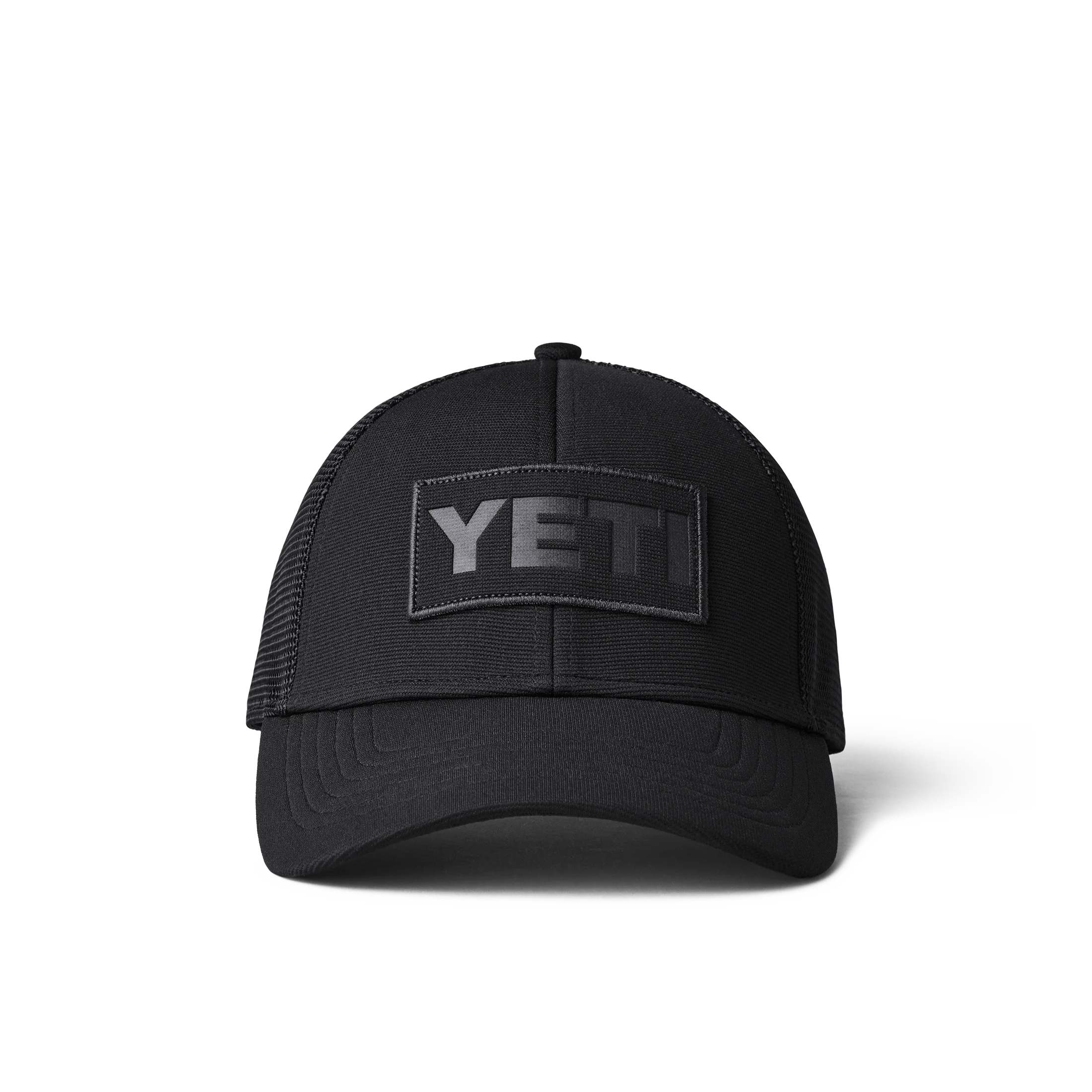Core Patch Trucker Hat Black on Black