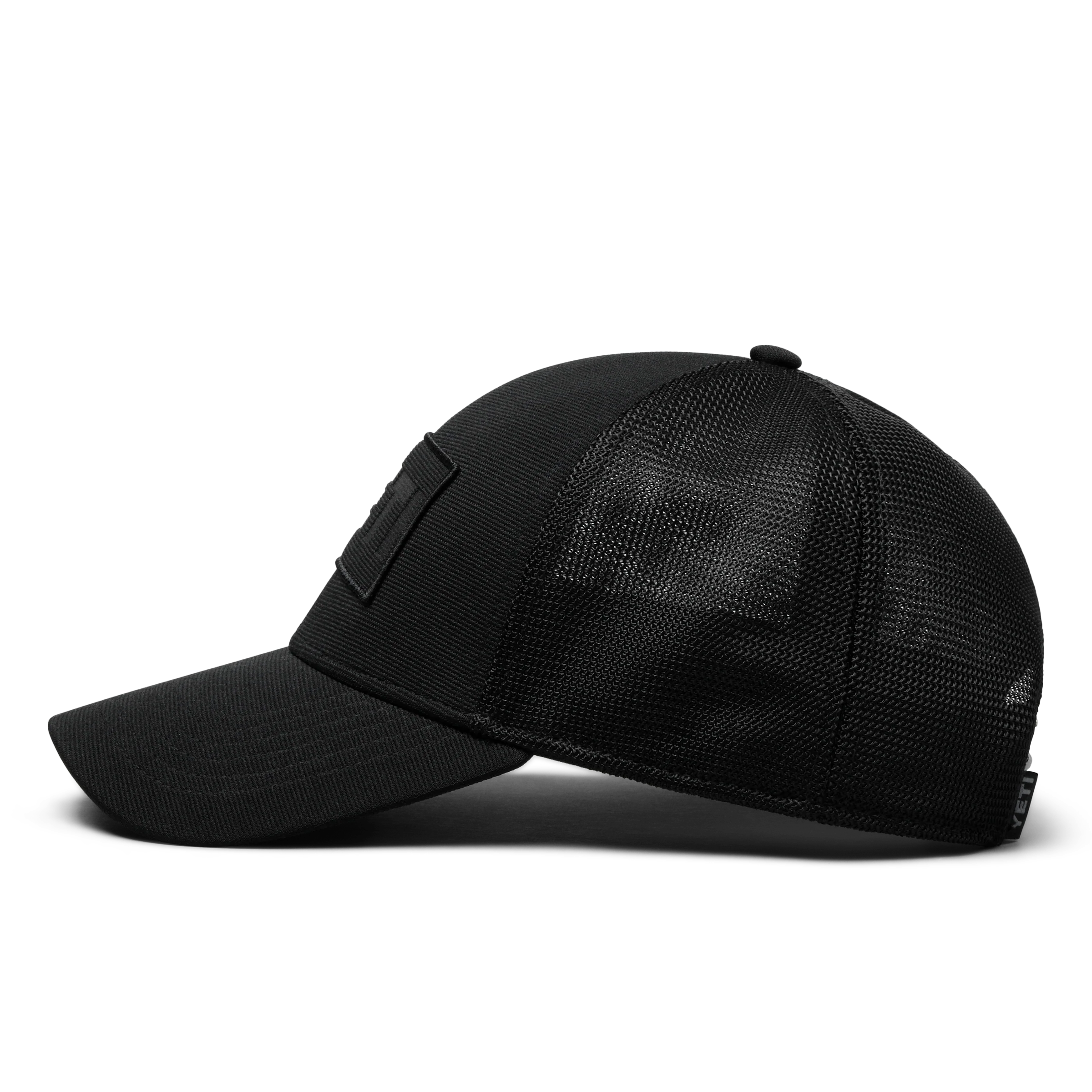 Core Patch Trucker Hat Black on Black - Image 5