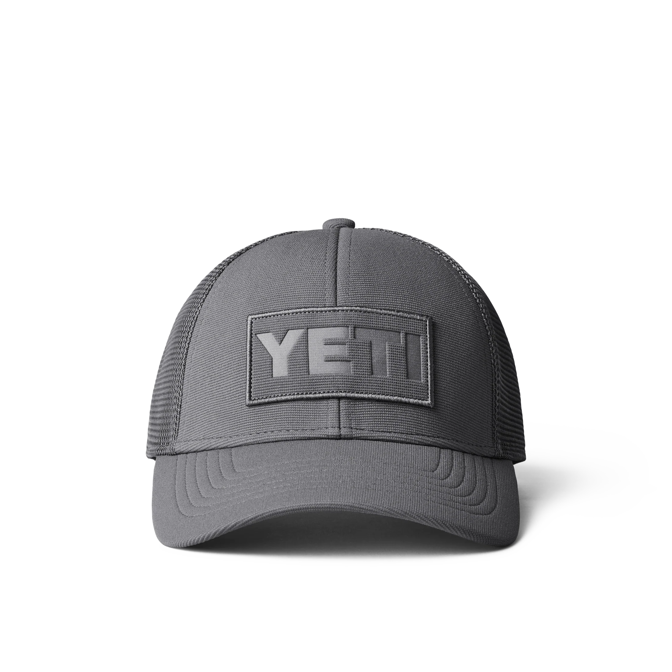 Core Patch Trucker Hat Grey on Grey