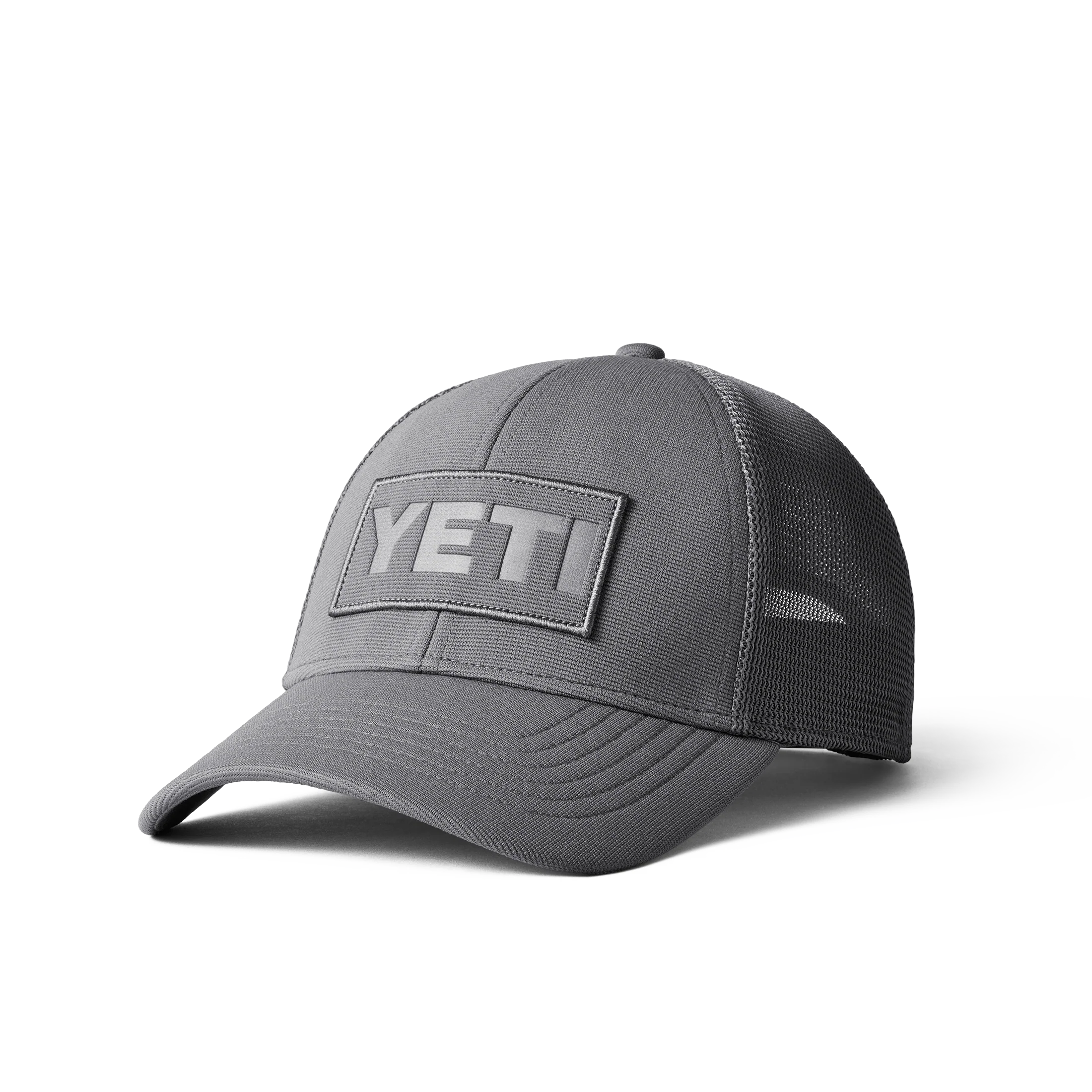 Core Patch Trucker Hat Grey on Grey - Image 2