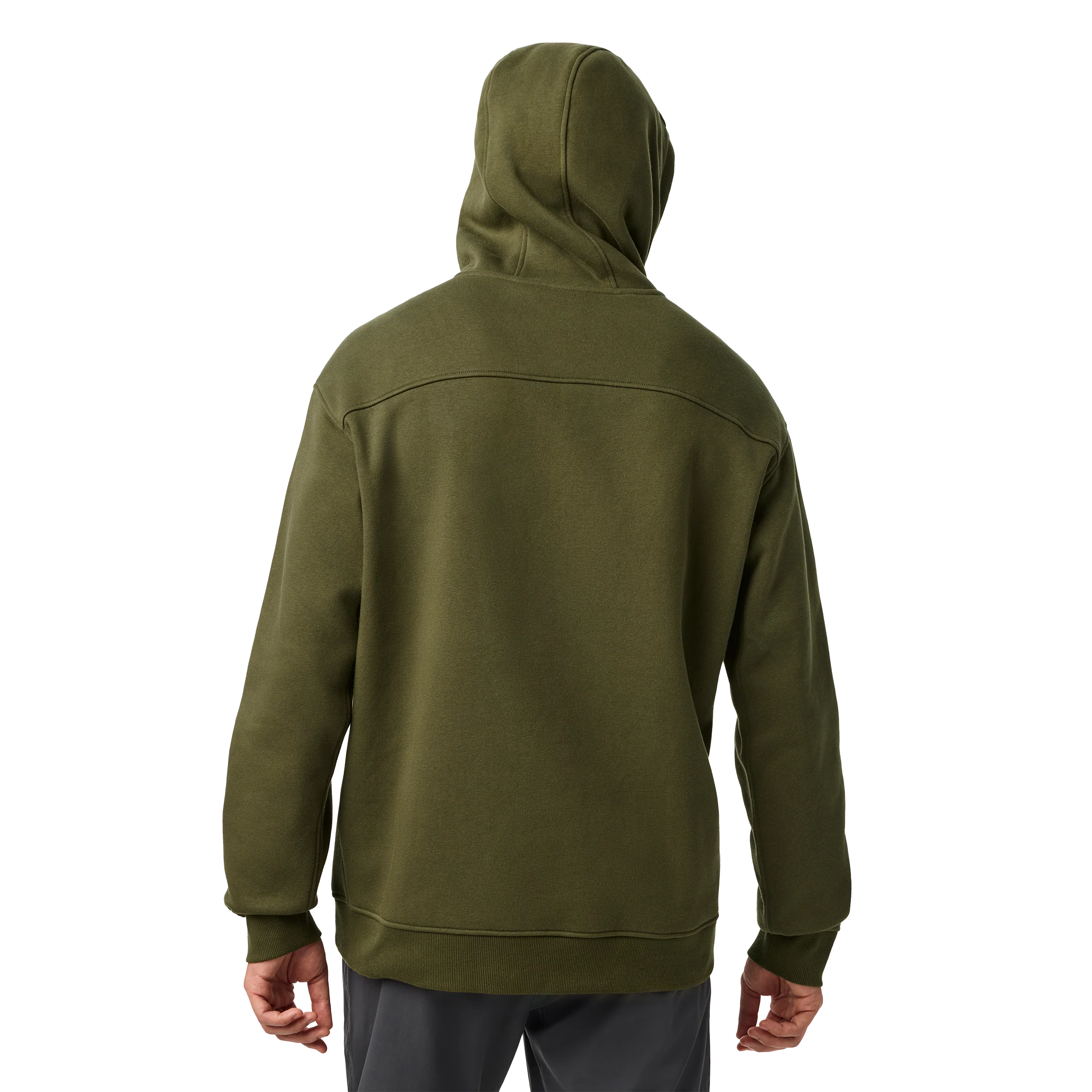 YETI® Script Built for the Wild Fleece Hoodie Olive - Image 8