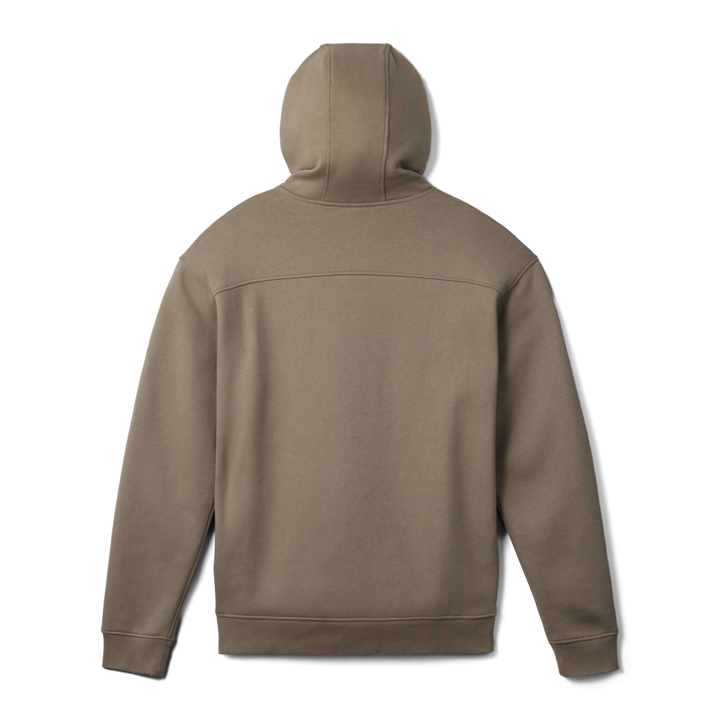 YETI® Logo Built for the Wild Fleece Hoodie Taupe - Image 2