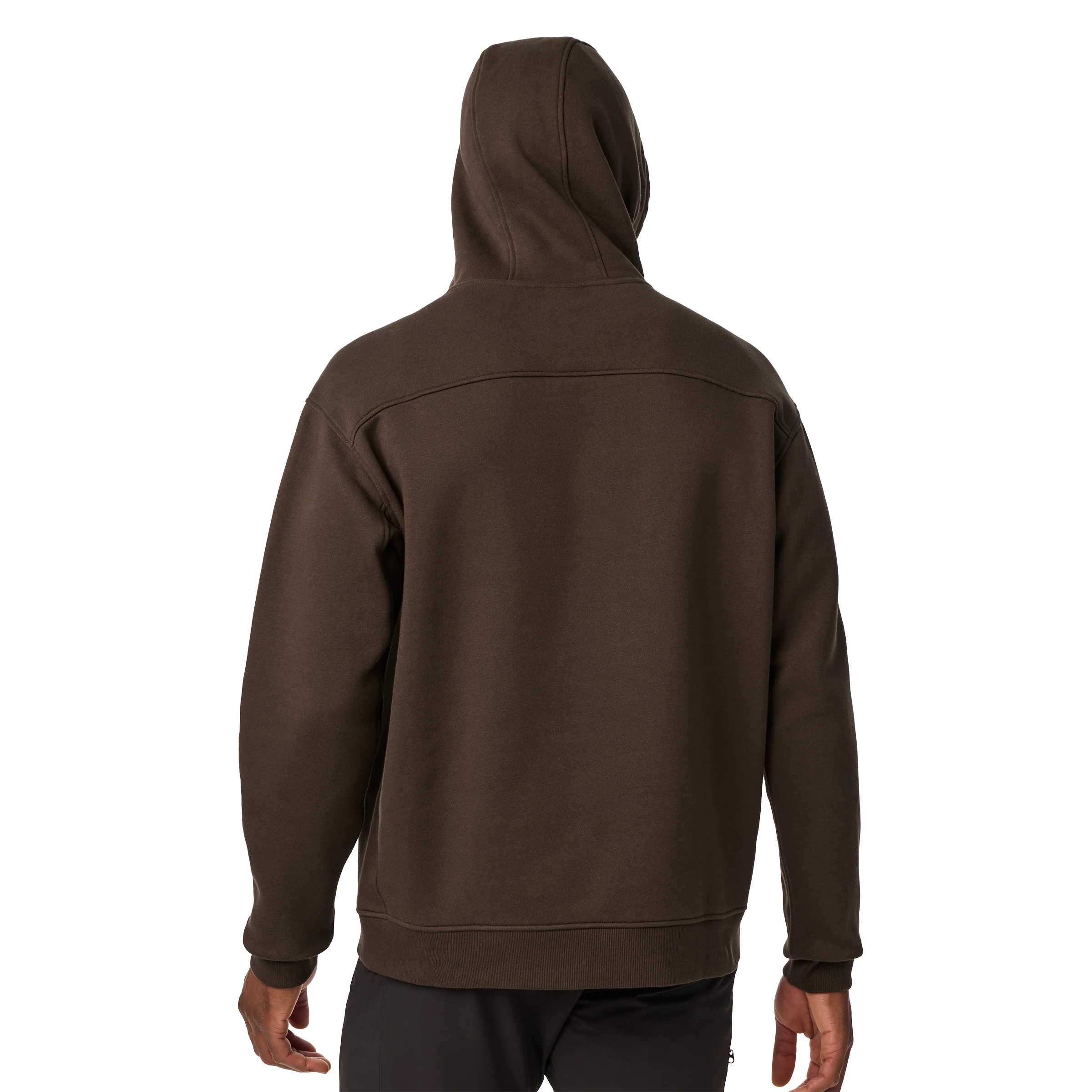 YETI® Wetlands Duck Badge Fleece Hoodie Brown - Image 7