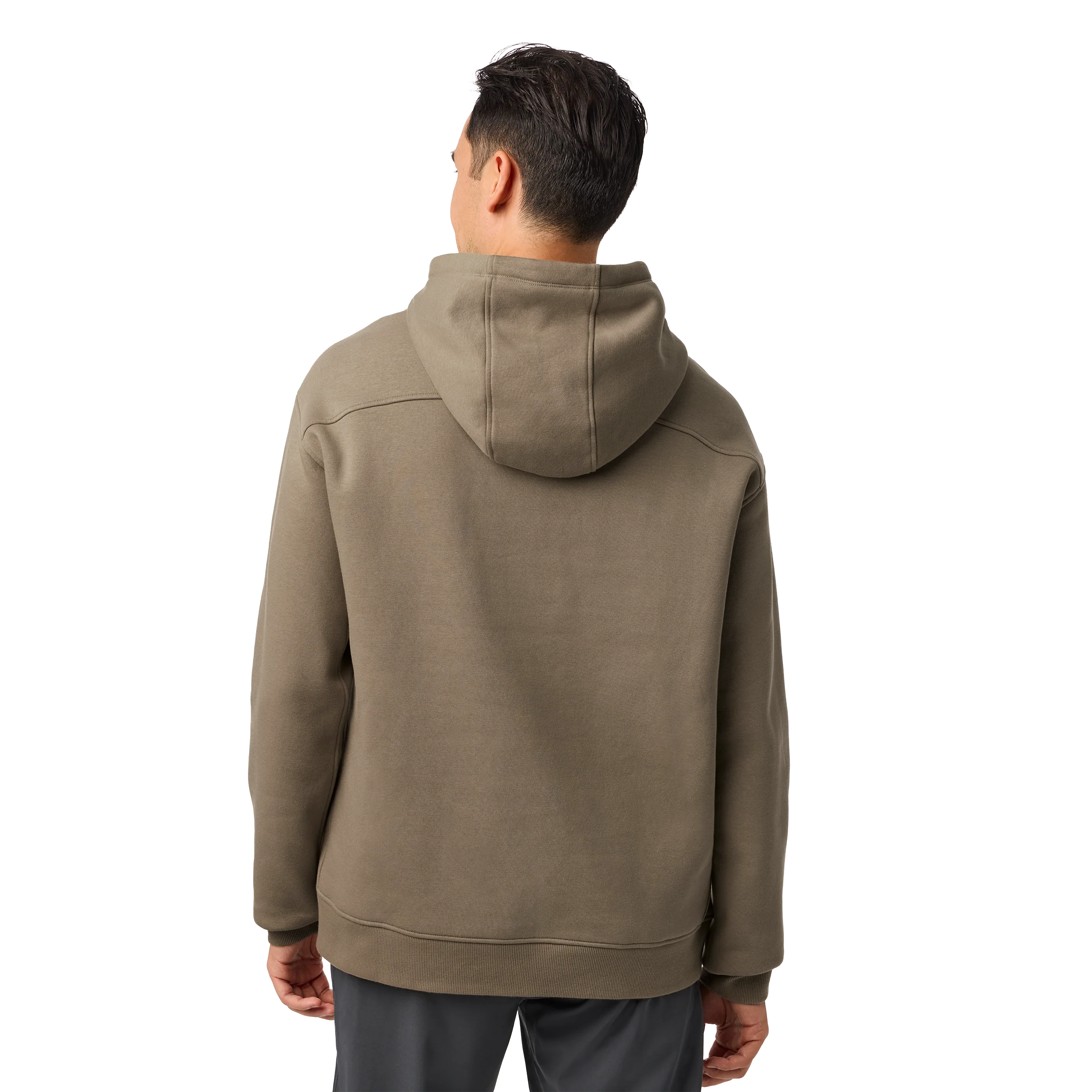 YETI® Wetlands Logo Badge Fleece Hoodie Taupe - Image 8