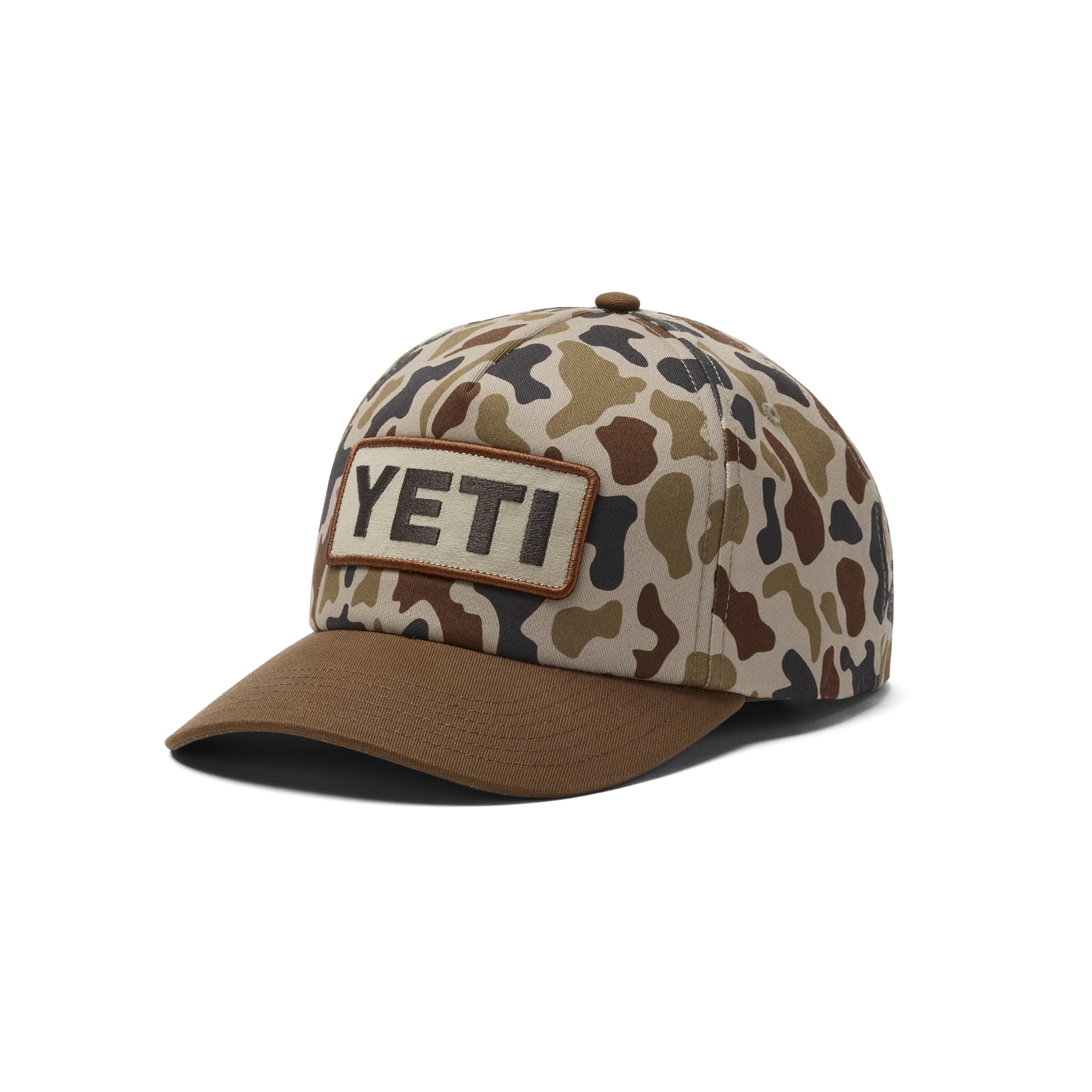 YETI® Wetlands Camo Logo Badge Mid Pro Flat Brim hat - Image 2