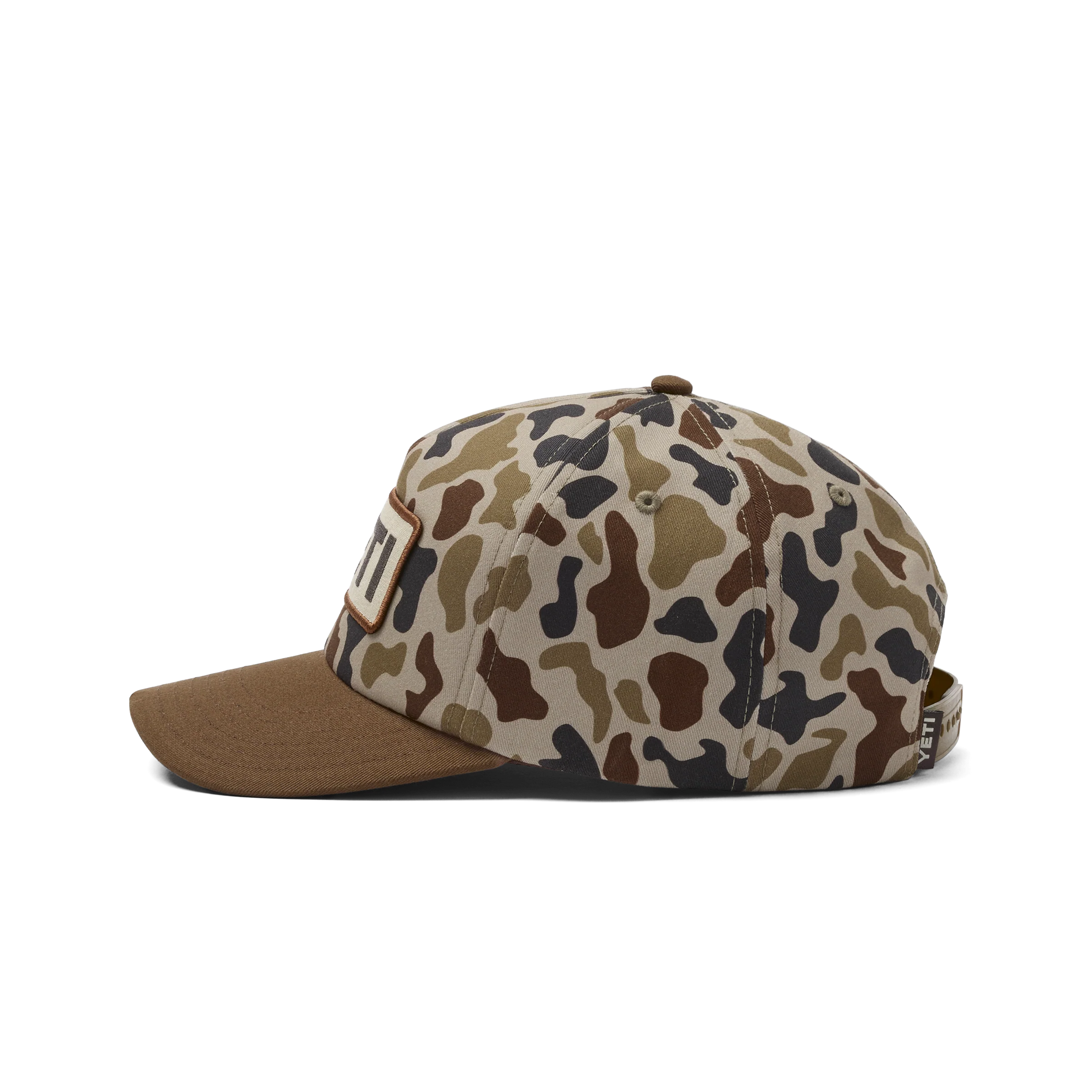 YETI® Wetlands Camo Logo Badge Mid Pro Flat Brim hat - Image 3