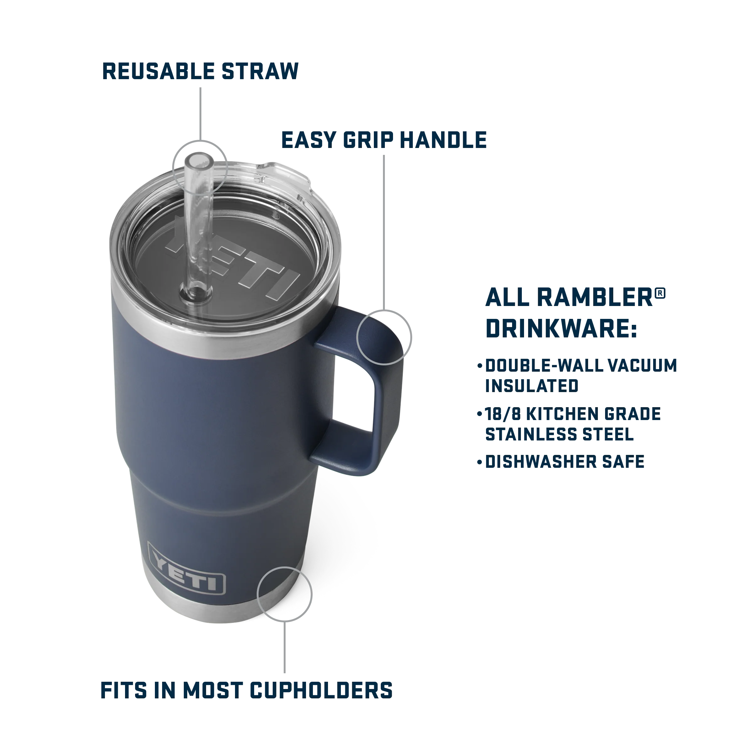 Rambler® 25 oz (739 ml) Straw Mug - Image 115