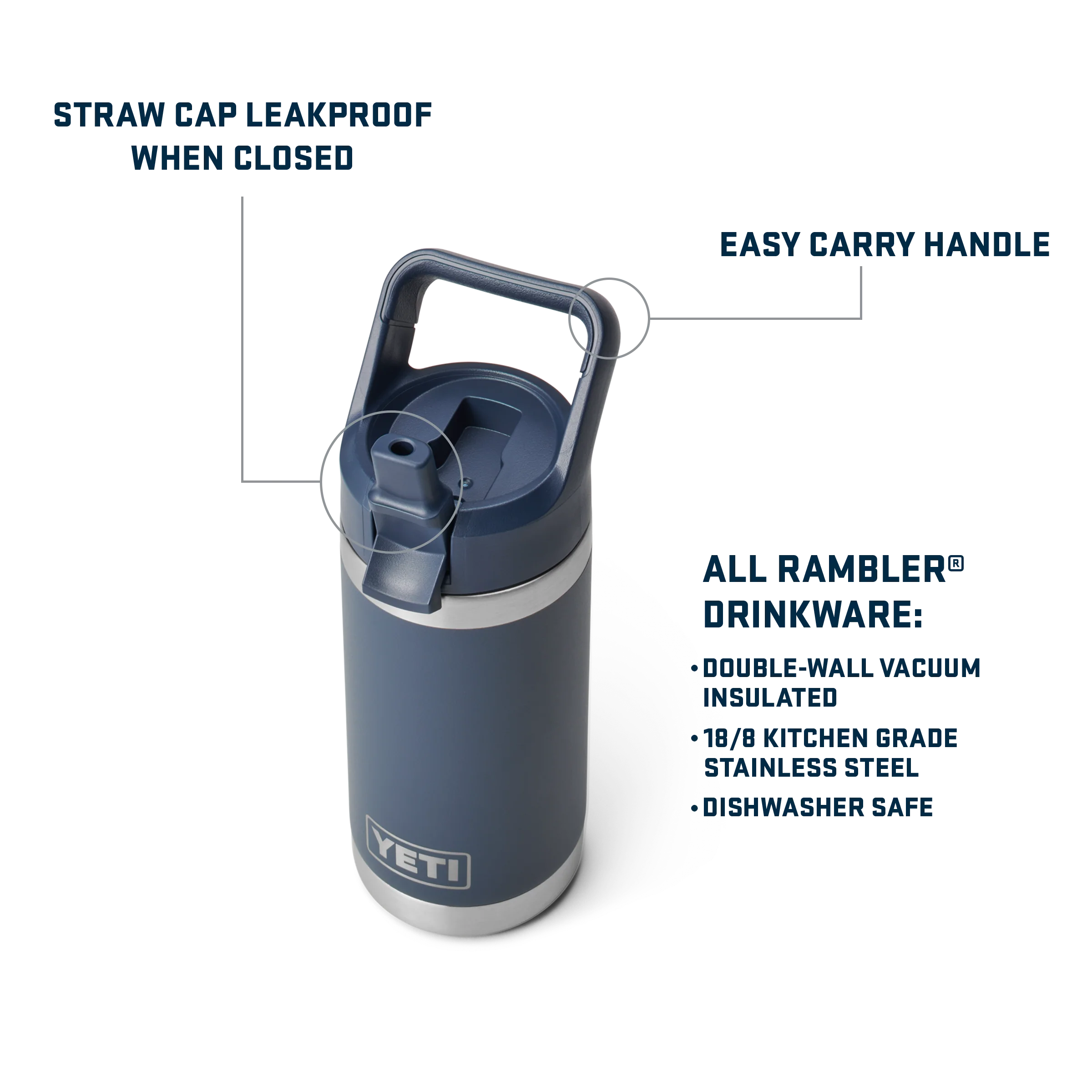 Rambler® Jr 12 oz (355 ml) Kids' Bottle - Image 5