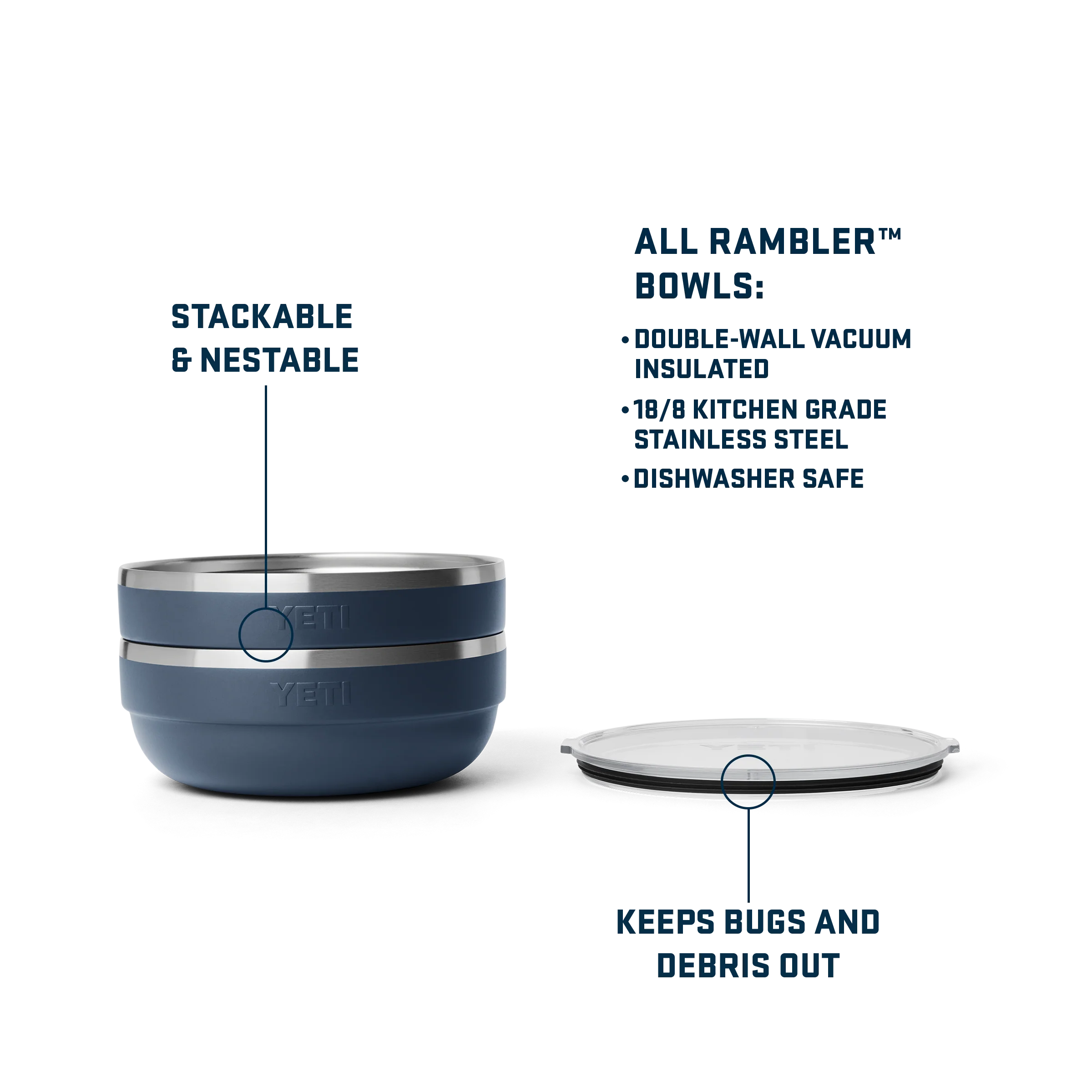 Rambler® Large Insulated Low Bowl - Image 8