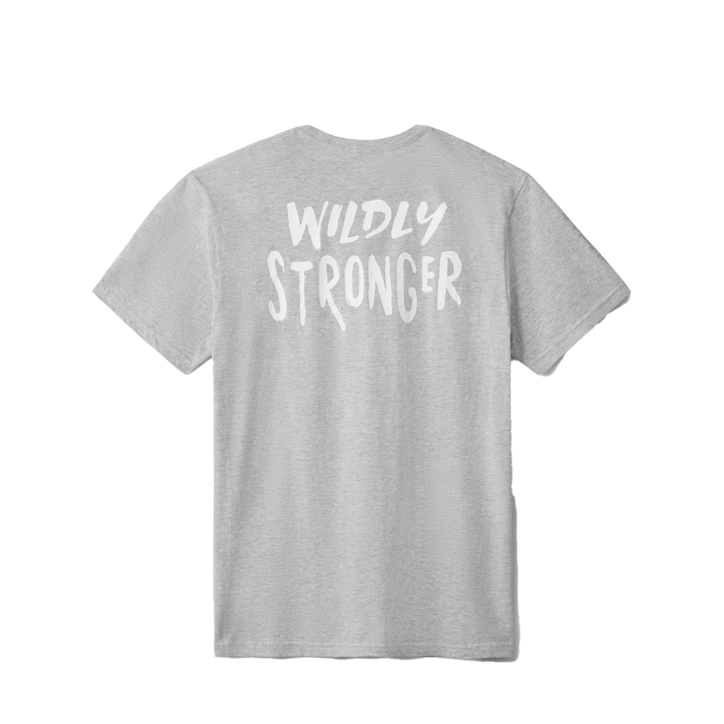 Wildly Stronger Short Sleeve T-Shirt Heather Grey - Image 2