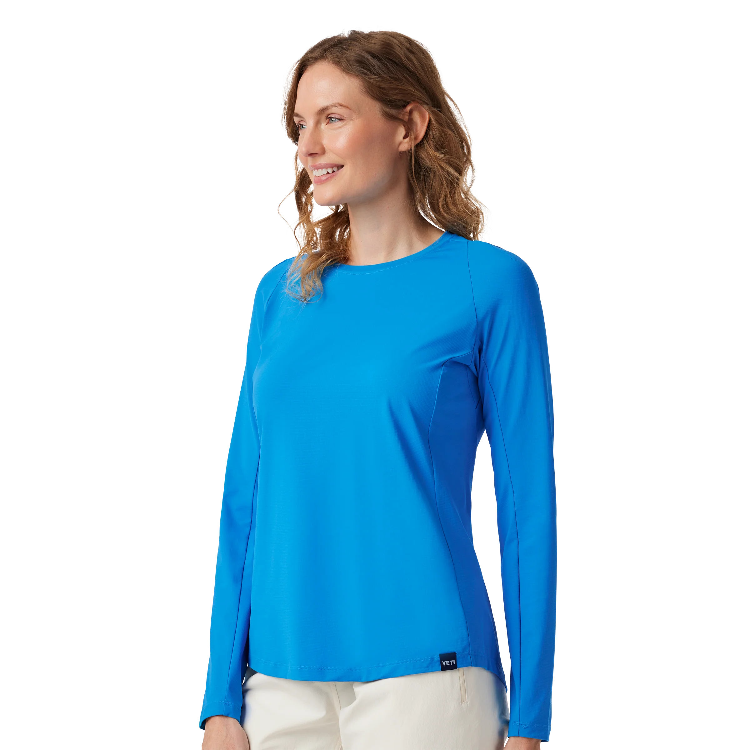 Women's Crew Neck Ultra Light Sunshirt Blue - Image 18