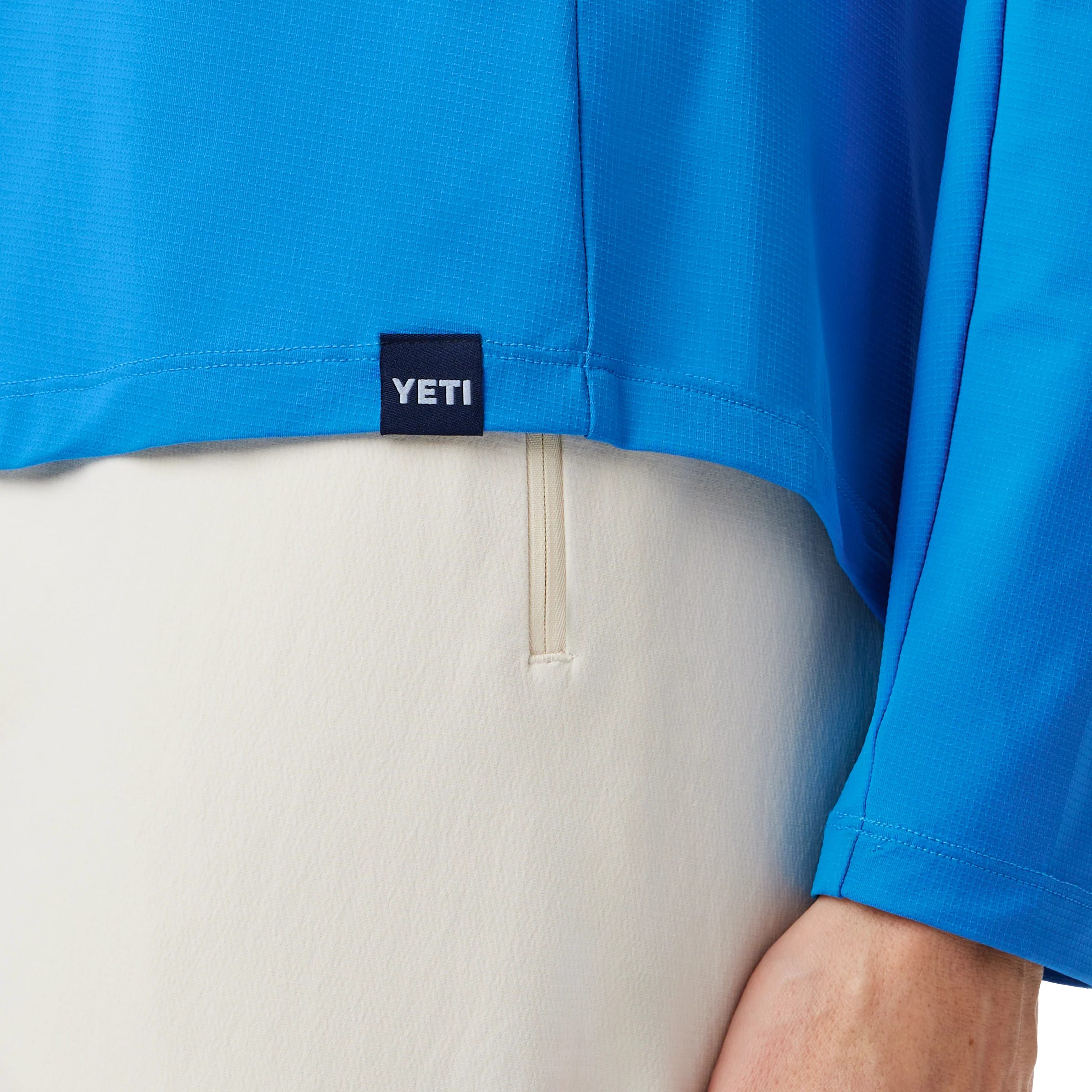 Women's Crew Neck Ultra Light Sunshirt Blue - Image 4