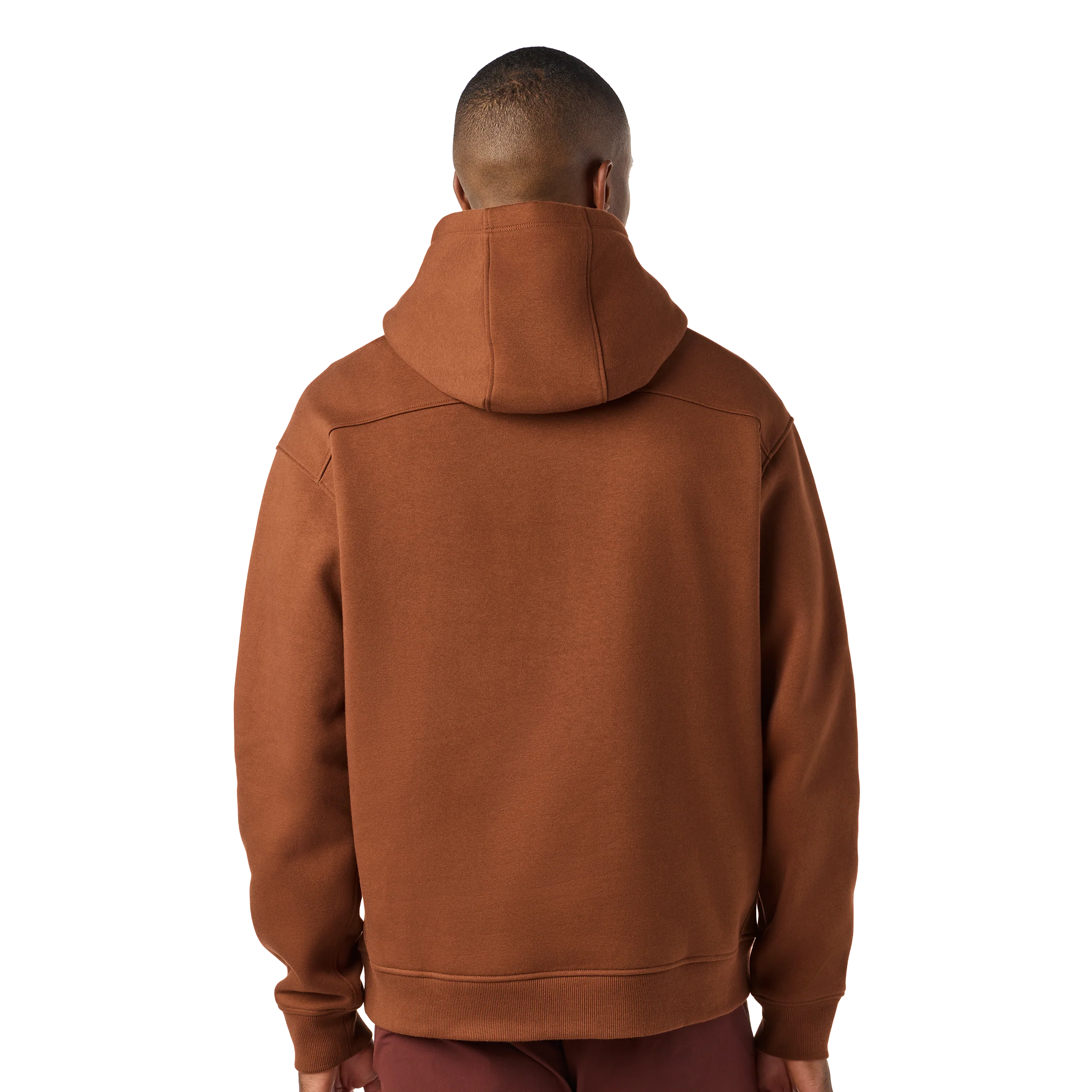 YETI® Logo Fleece Hoodie Rust - Image 4