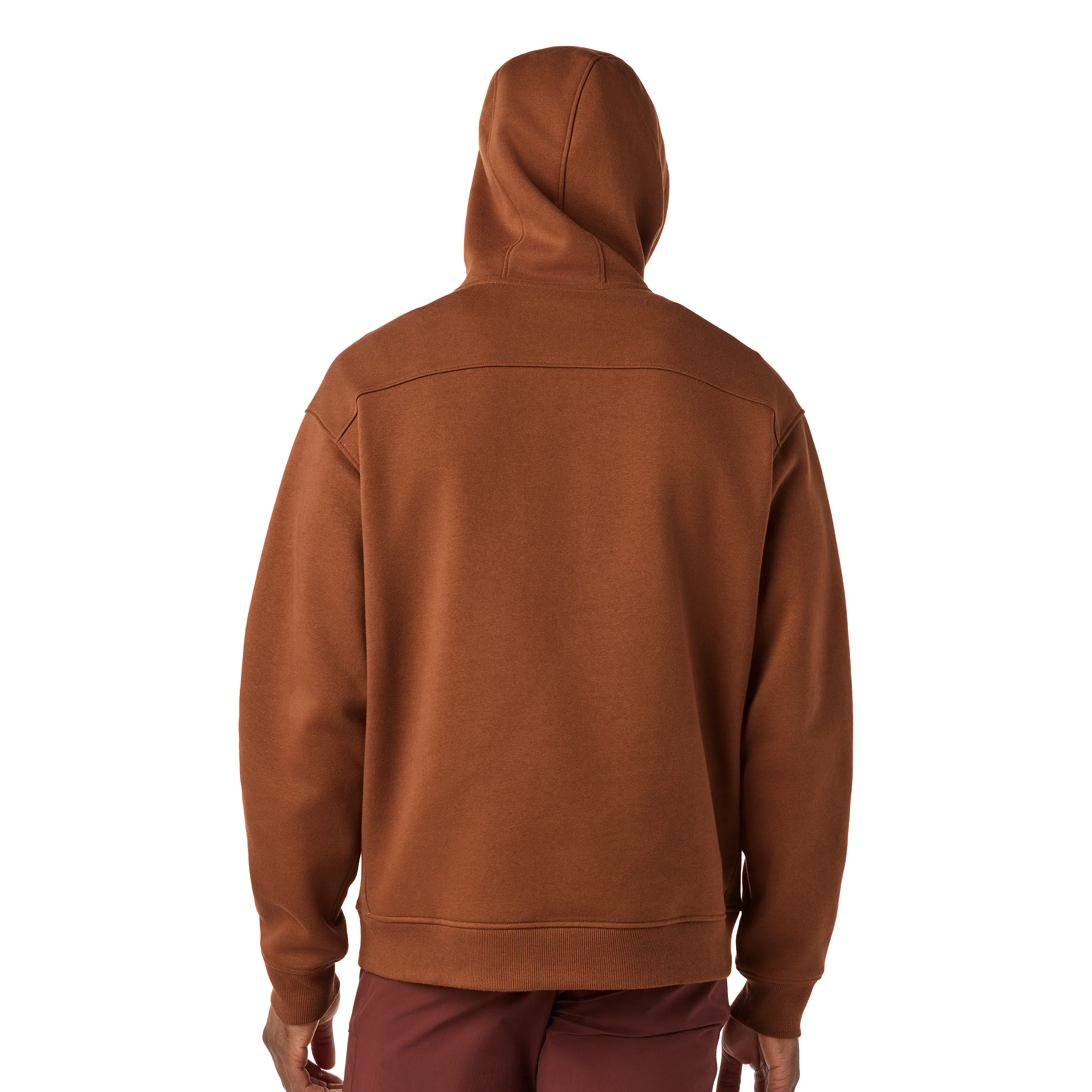 YETI® Logo Fleece Hoodie Rust - Image 5
